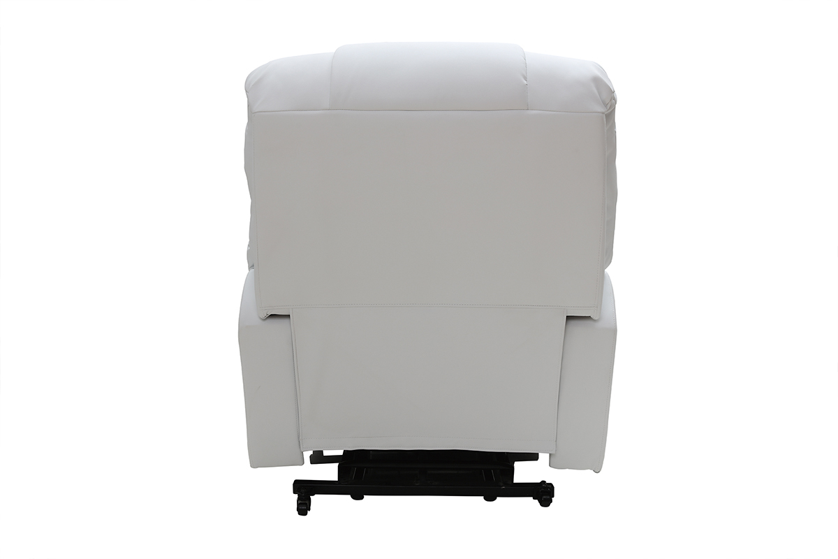 Poltrona relax elettrica alzapersona in bianco PHOEBE