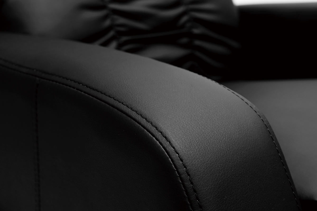 Poltrona relax elettrica massaggiante nera GALLER