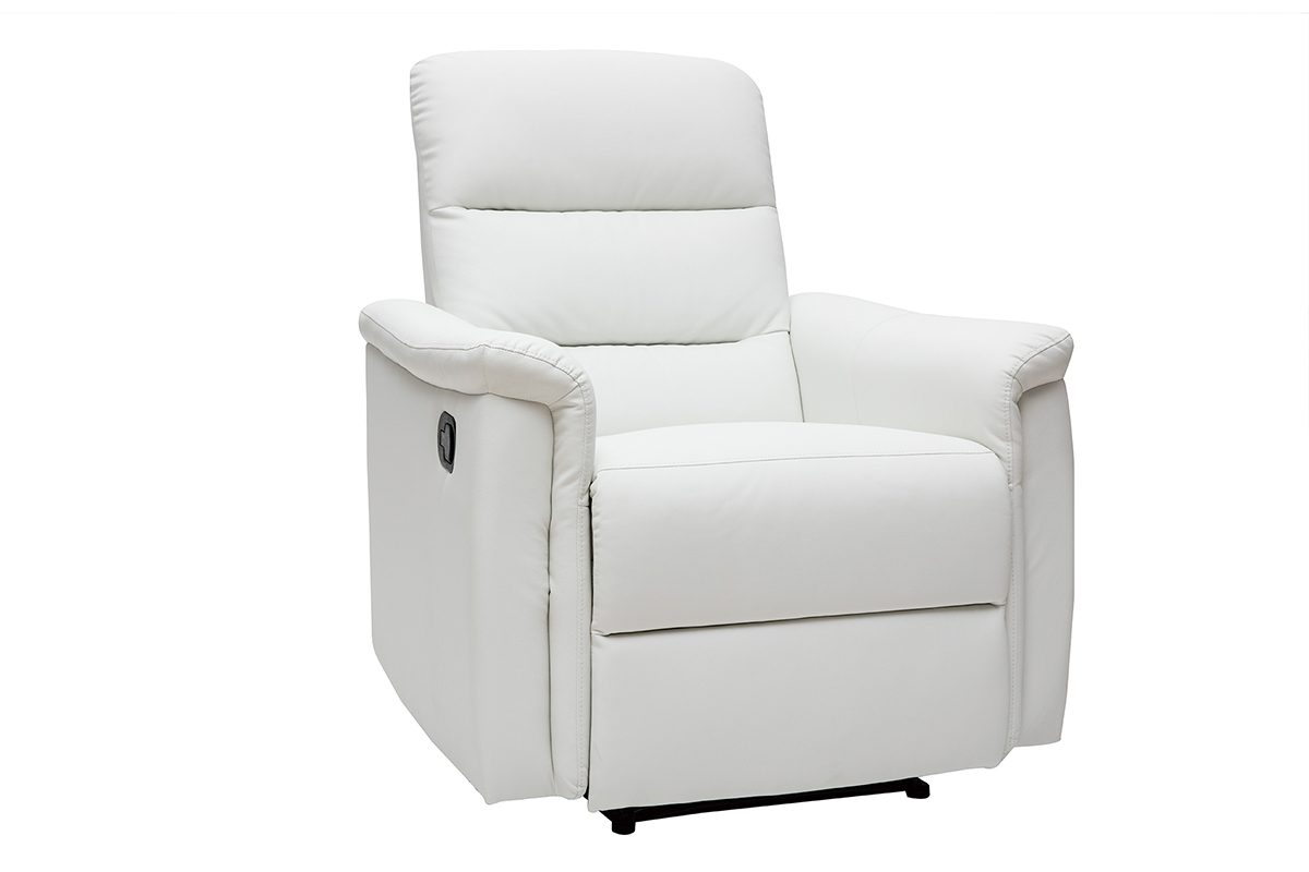 Poltrona relax manuale bianca MANDALA