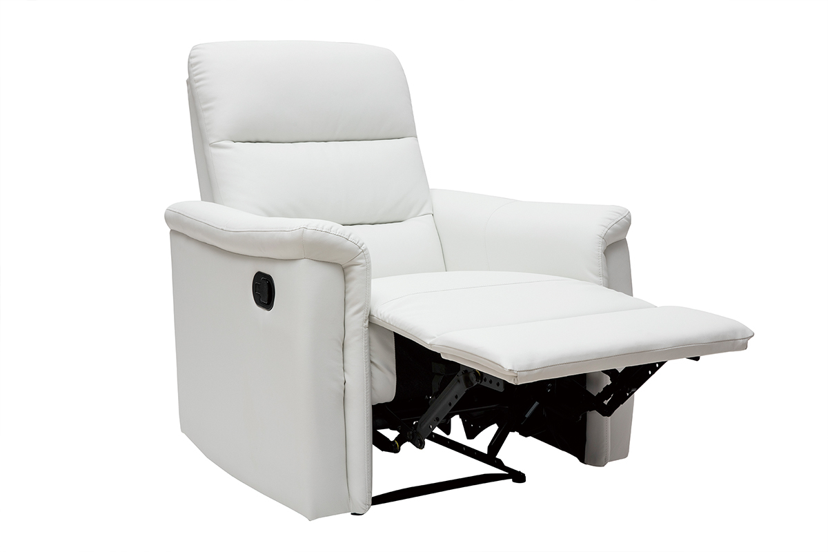 Poltrona relax manuale bianca MANDALA