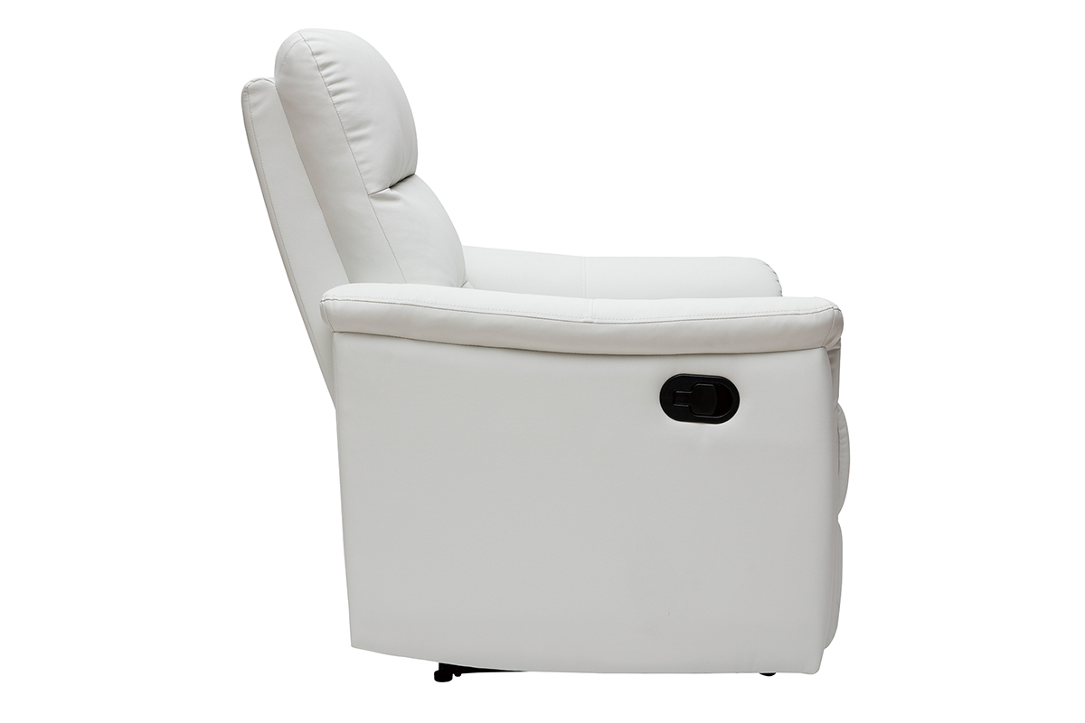 Poltrona relax manuale bianca MANDALA
