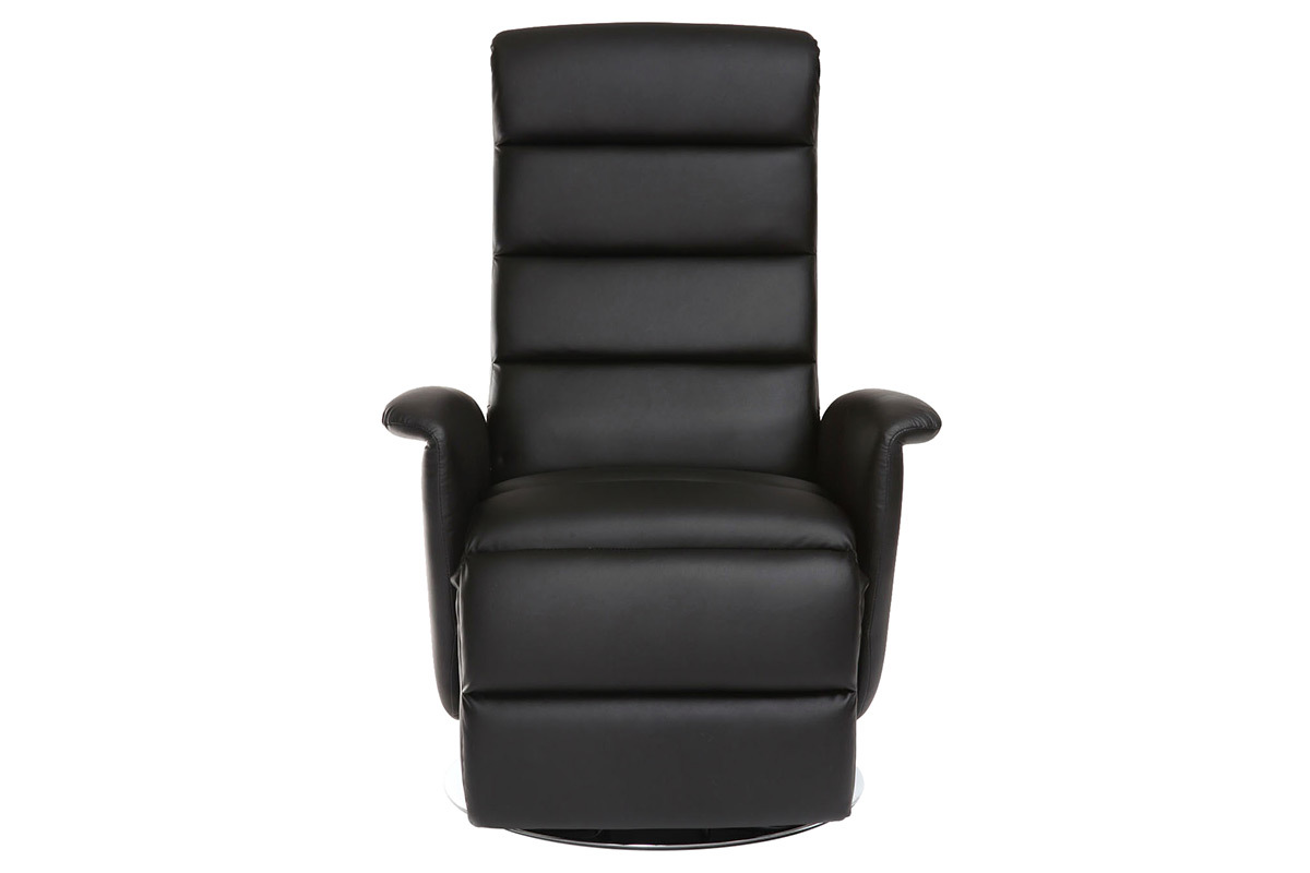Poltrona relax manuale nero NELSON