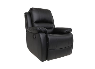 Poltrona relax manuale nero TED