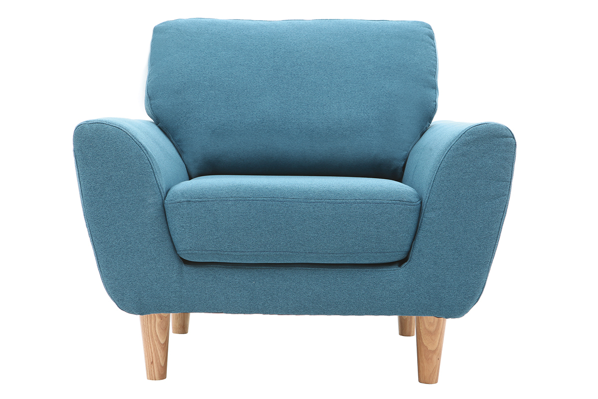 Poltrona scandinava Blu anatra ALICE