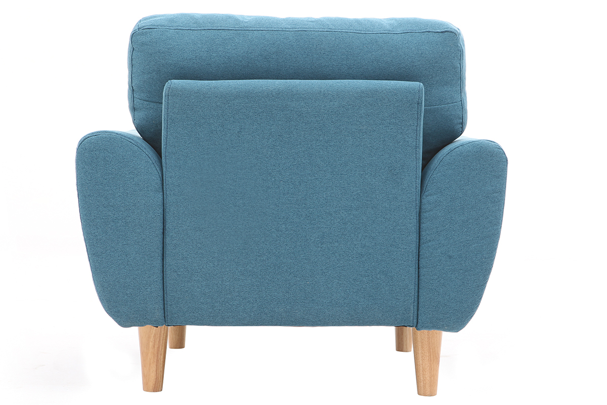 Poltrona scandinava Blu anatra ALICE