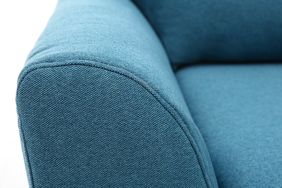 Poltrona scandinava Blu anatra ALICE