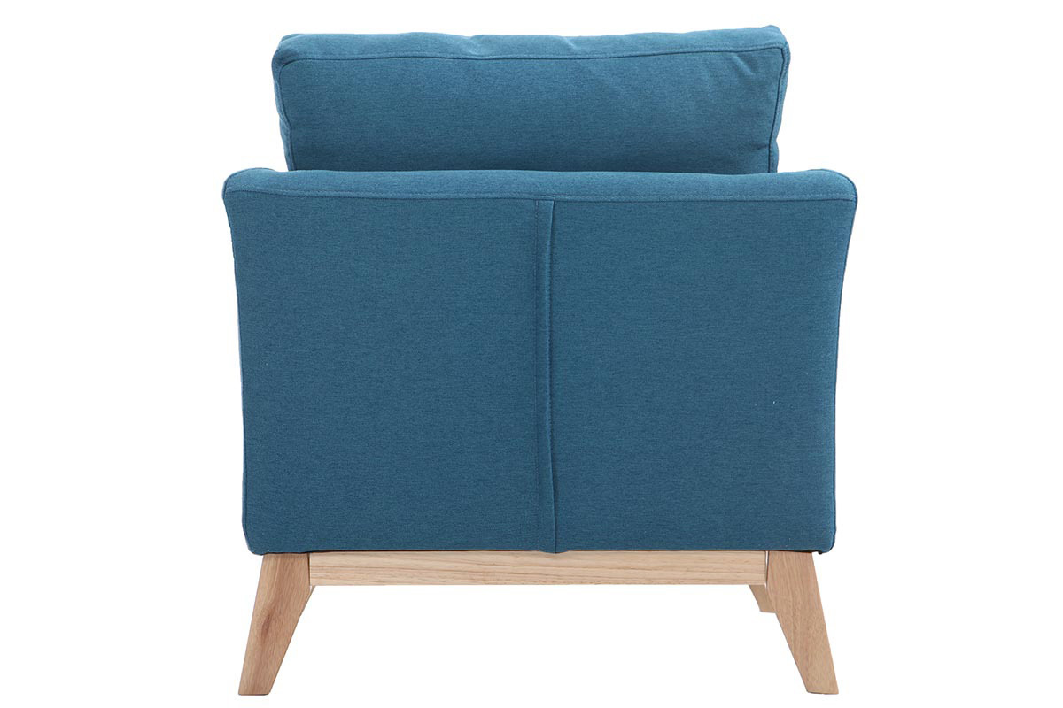 Poltrona scandinava foglia di t piedi in legno chiaro OSLO