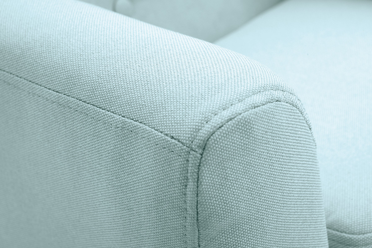 Poltrona scandinava per bambino verde acqua NORKID