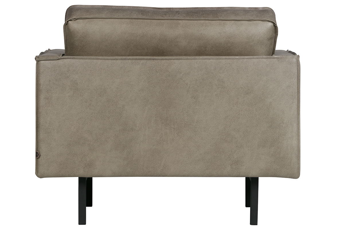 Poltrona vintage grigia ASPEN