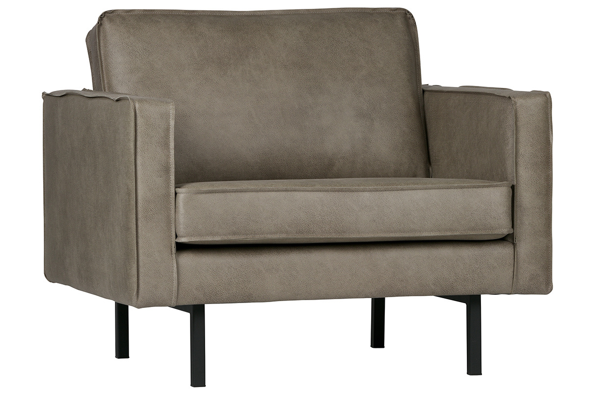 Poltrona vintage grigia ASPEN