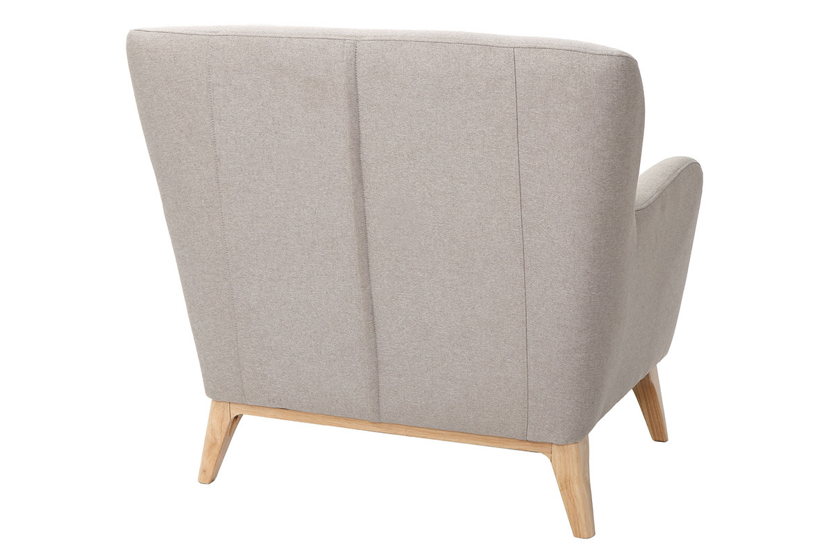 Poltrona vintage grigio chiaro MARKUS