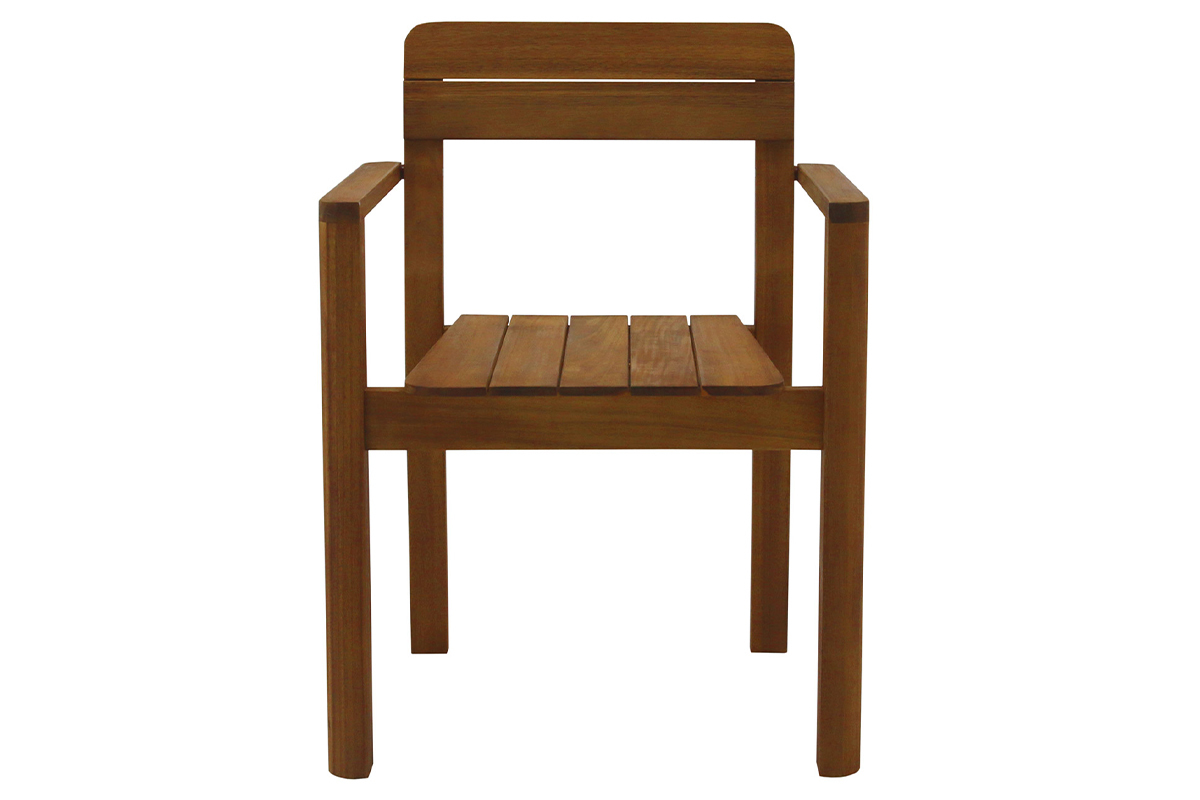 Poltrone da giardino legno massello (set di 2) AKIS