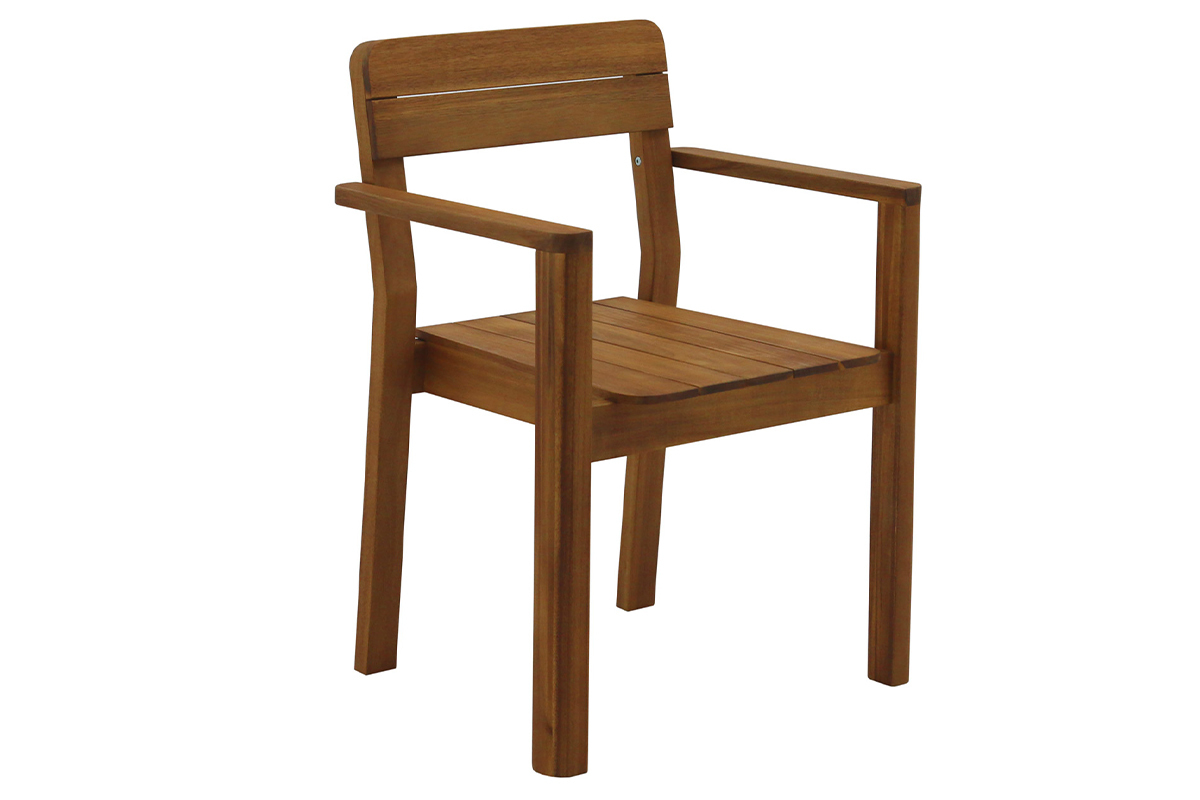 Poltrone da giardino legno massello (set di 2) AKIS