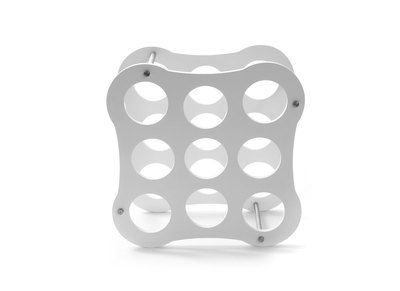 Portabottiglie design bianco CAHORS