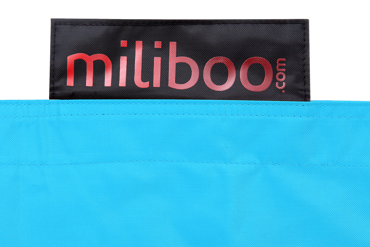 Pouf gigante design cotone colore blu BIG MILIBAG
