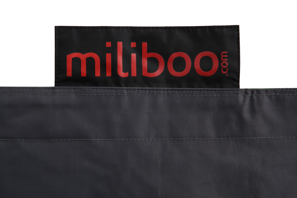 Pouf gigante design grigio BIG MILIBAG