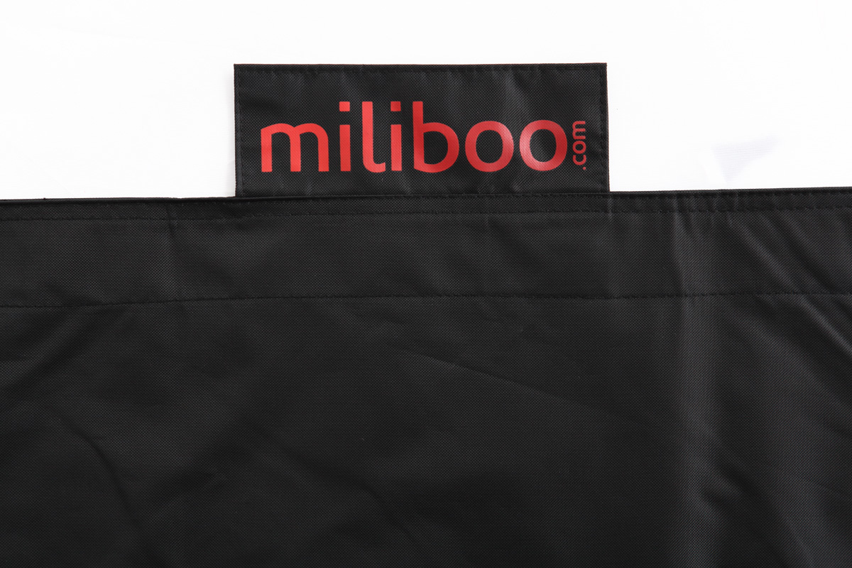 Pouf gigante design nero BIG MILIBAG