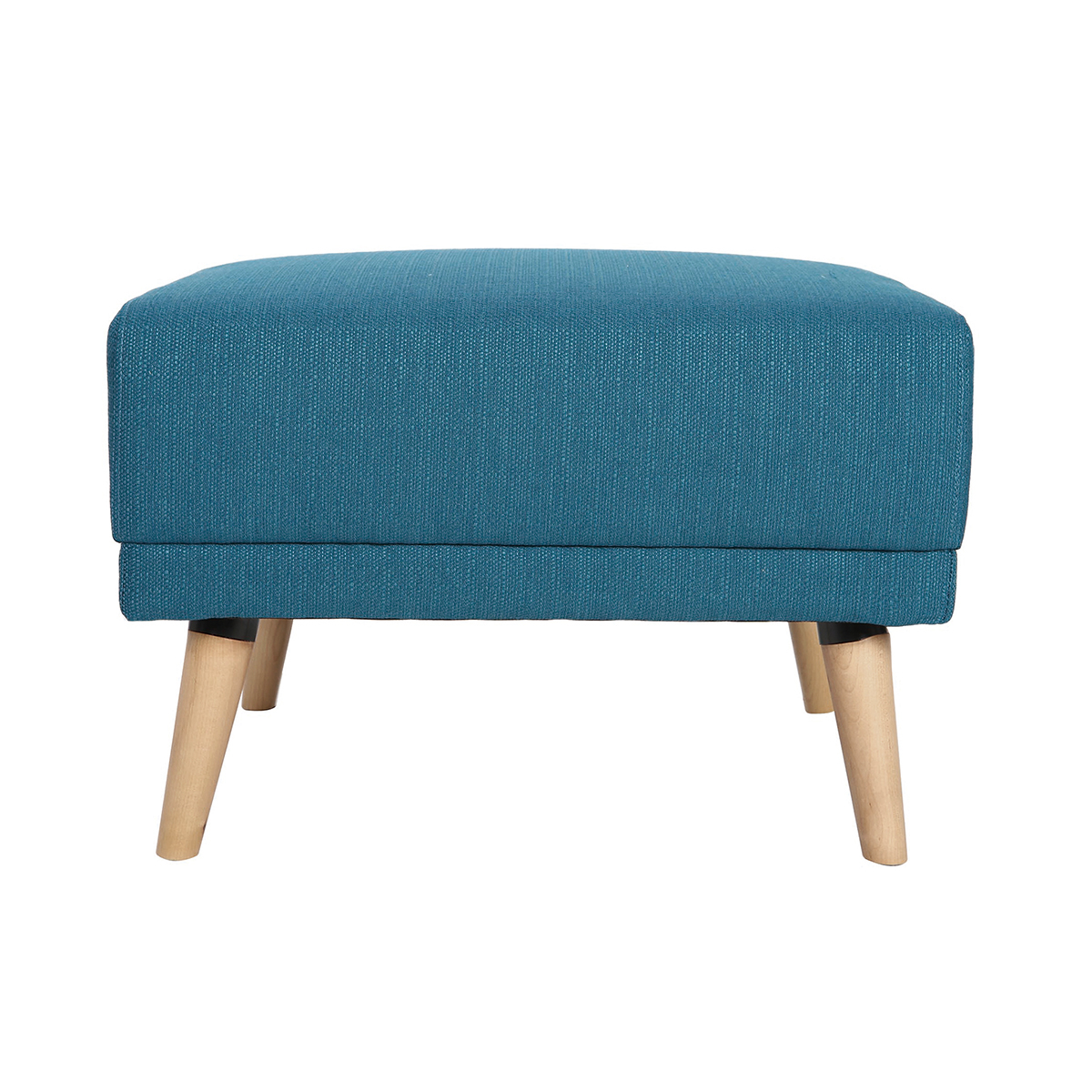 Pouf / poggiapiedi tessuto blu ULLA