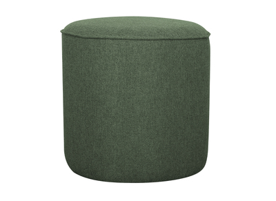 Pouf rotondo in tessuto kaki D40 cm COQ