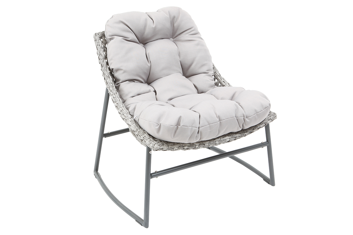 Salotto da giardino design grigio COMFY