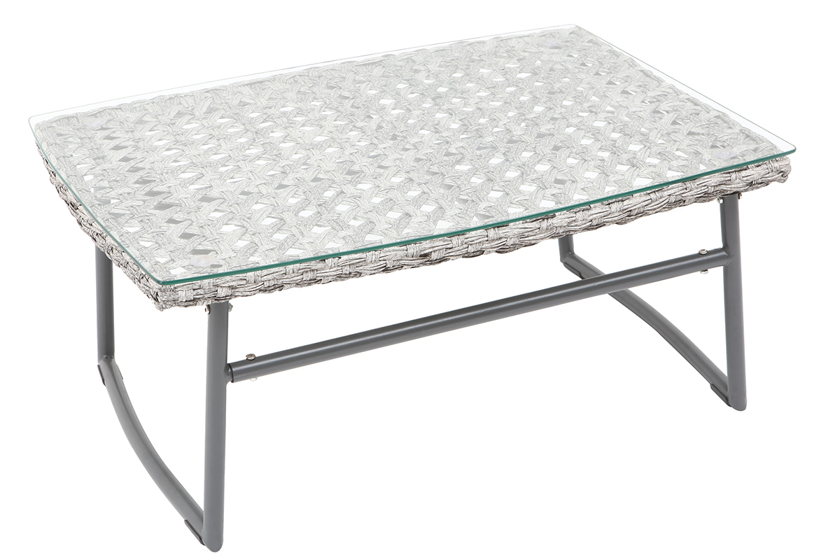 Salotto da giardino design grigio COMFY