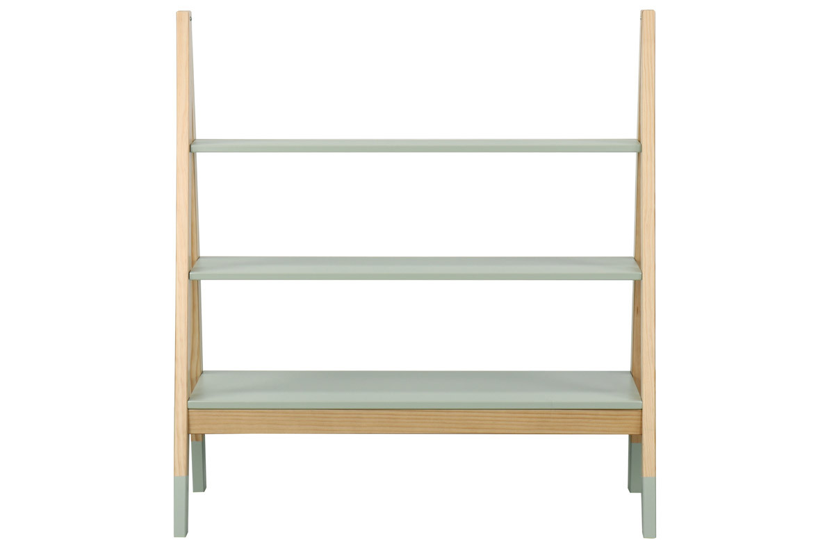 Scaffale bambino design in pino verde selvaggio JAYA