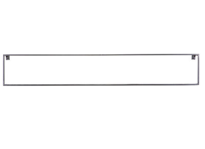 Scaffale da parete design in metallo Nero 100cm GLENN