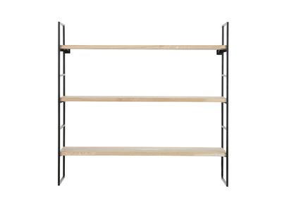 Scaffale da parete, in metallo e legno, dimensioni: 70 cm, modello: SCALE - Scaffale da parete, in metallo e legno, dimensioni: 70 cm, modello: SCALE