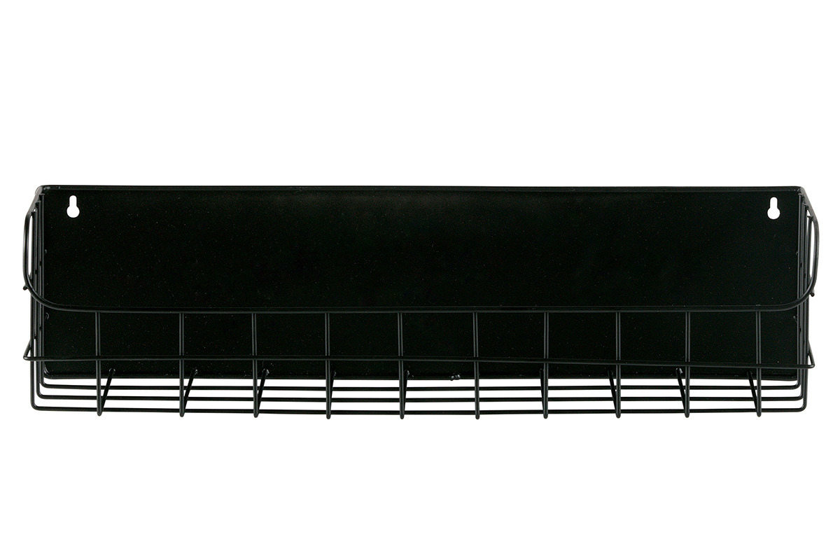 Scaffale da parete in metallo Nero 50 cm MANUFACTURE