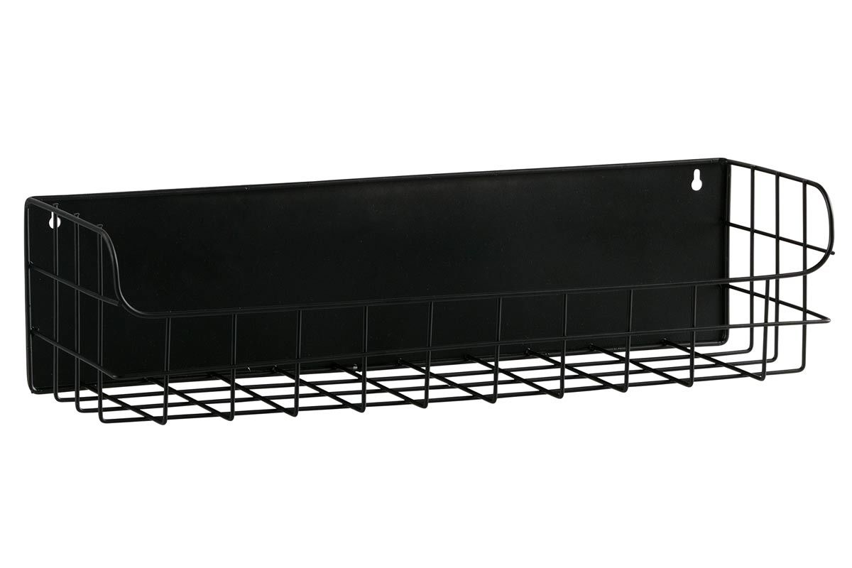Scaffale da parete in metallo Nero 50 cm MANUFACTURE