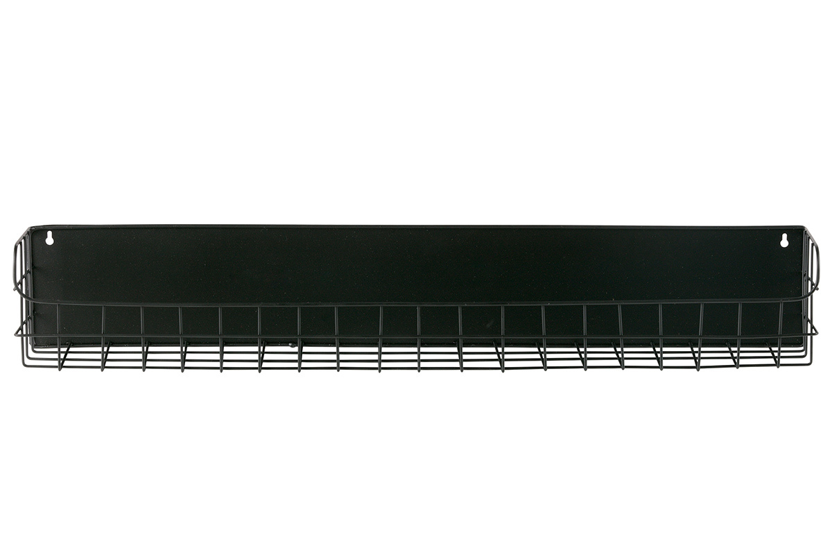 Scaffale da parete in metallo Nero 80 cm MANUFACTURE