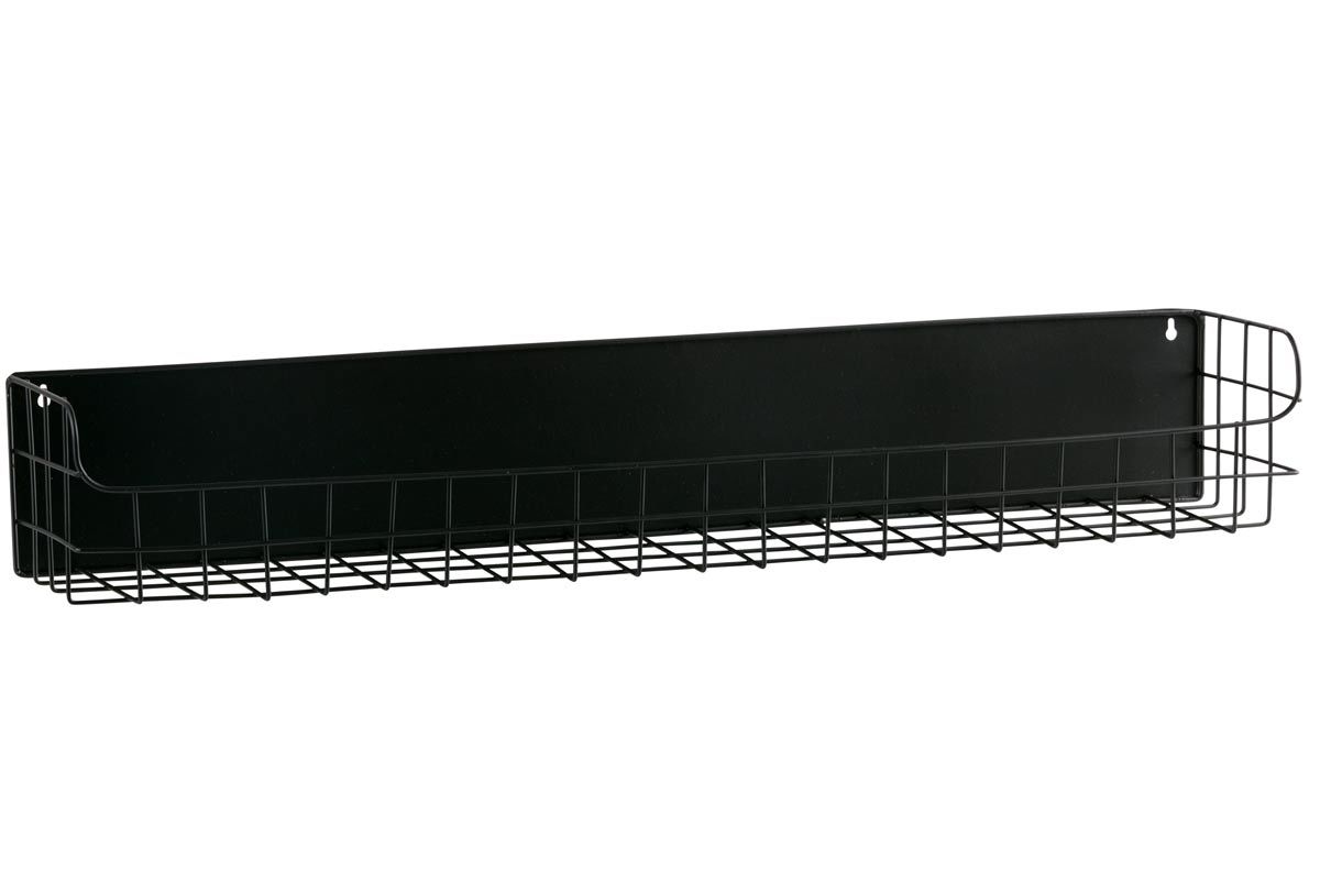 Scaffale da parete in metallo Nero 80 cm MANUFACTURE