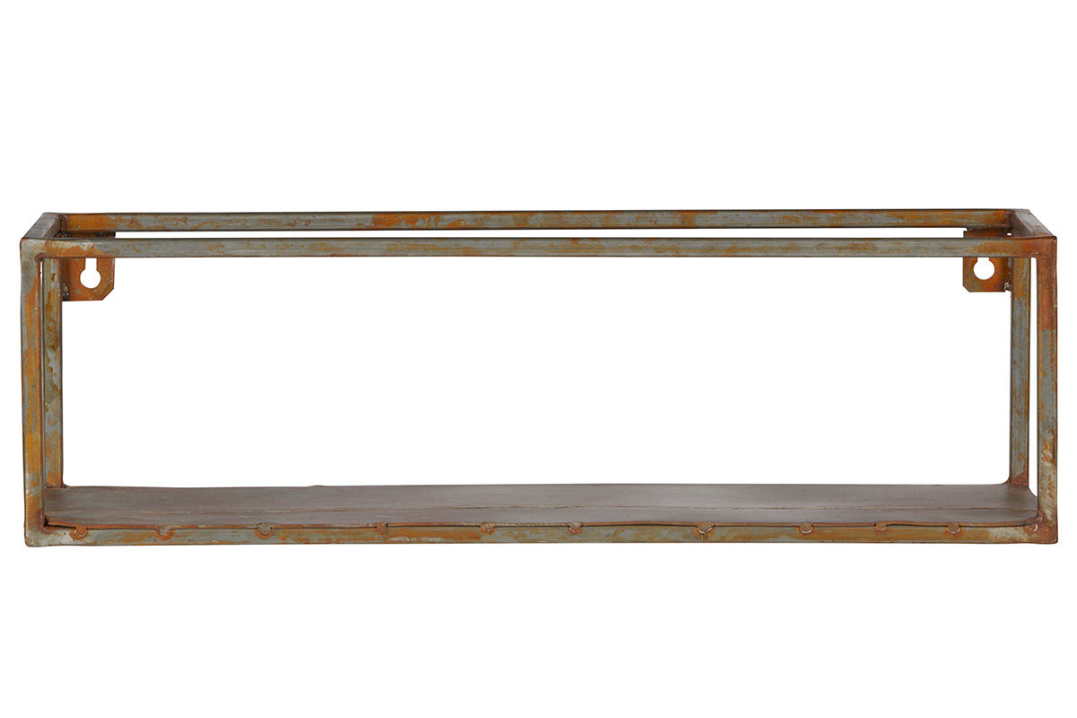 Scaffale da parete in metallo Ruggine 50cm MOHO