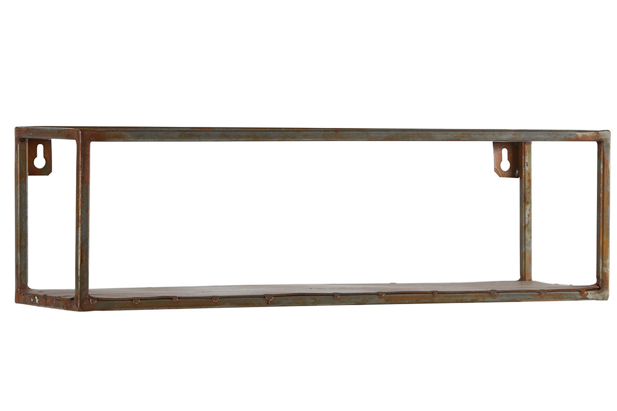 Scaffale da parete in metallo Ruggine 50cm MOHO