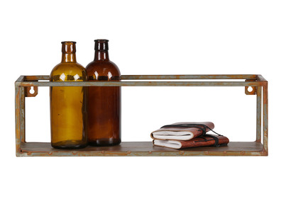 Scaffale da parete in metallo Ruggine 50cm MOHO