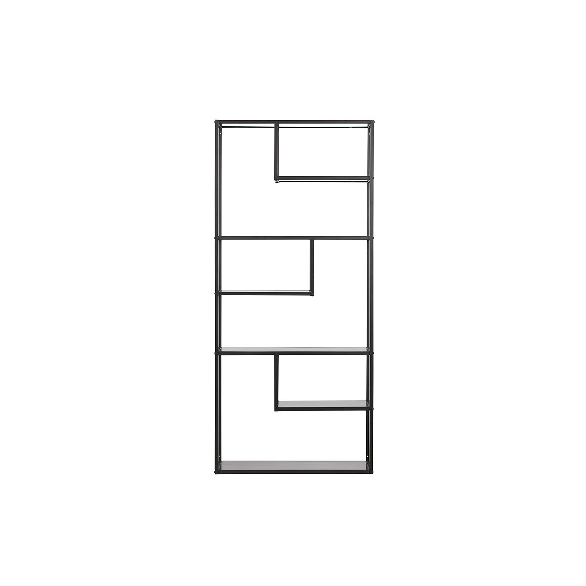 Scaffale design in metallo Nero TETRIS
