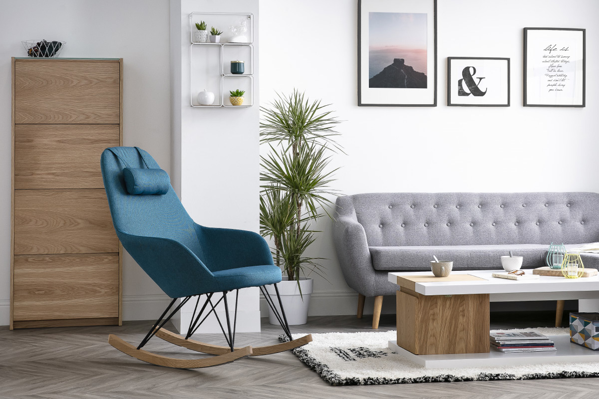 Scarpiera scandinava 4 scomparti in quercia ZAPPA