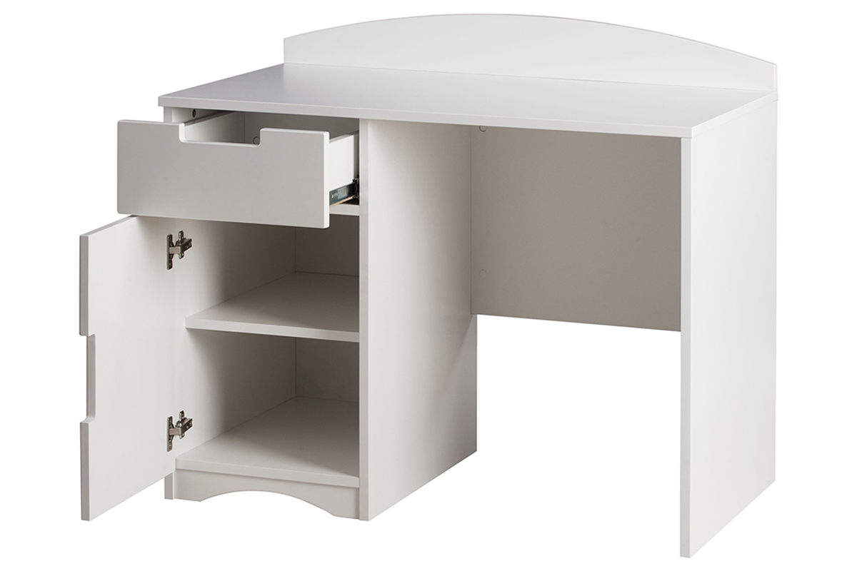 Scrivania bambino con cassettiera bianco ANTONIN