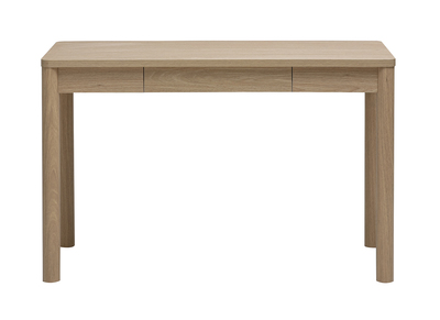 Scrivania con cassetto finitura legno chiaro rovere L120 cm IZZIE