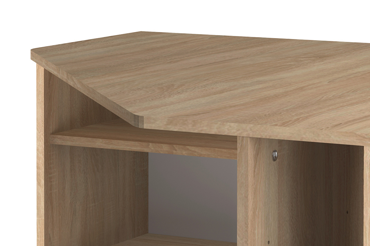 Scrivania d'angolo design legno chiaro CORNER