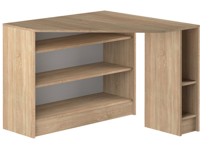 Scrivania d'angolo design legno chiaro CORNER