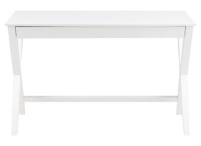 Scrivania design bianca con cassetto L120 cm VICE
