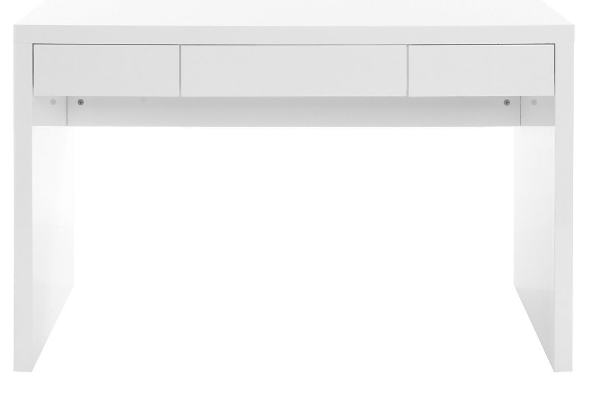 Scrivania design bianca laccata LACY