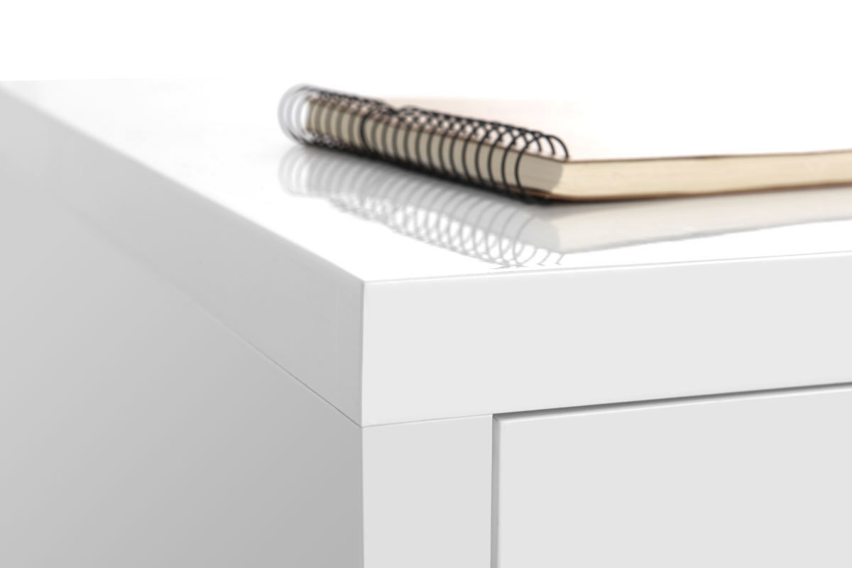 Scrivania design bianca laccata LACY