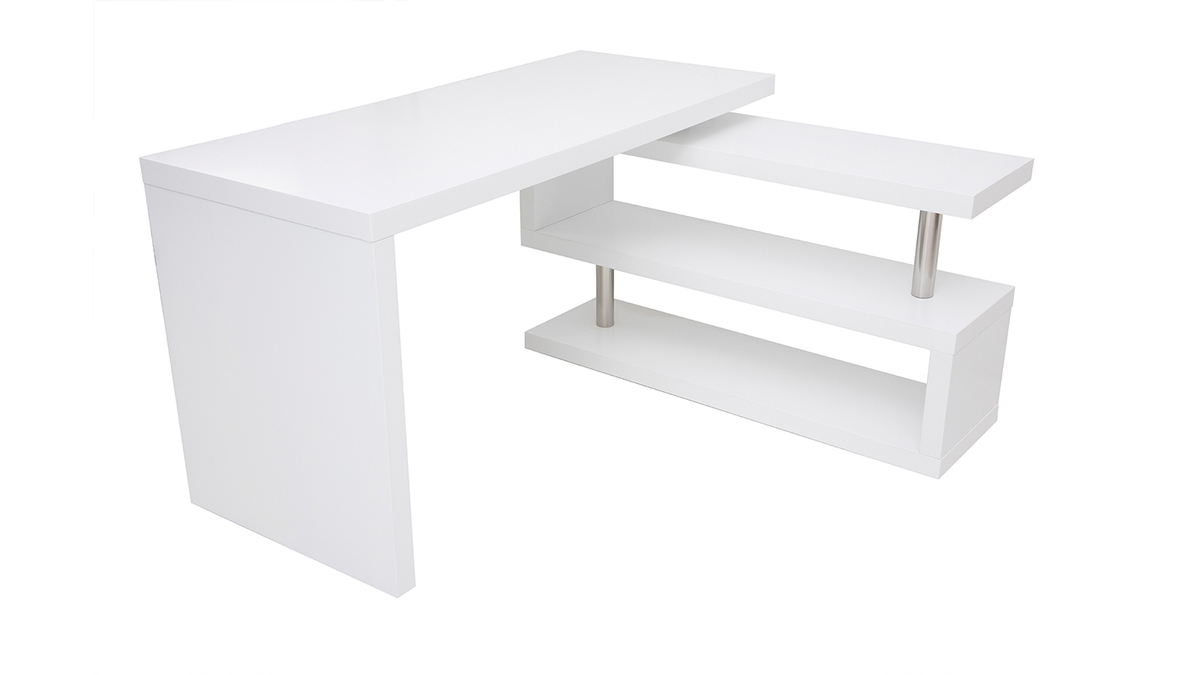 Scrivania design bianco opaco MAX