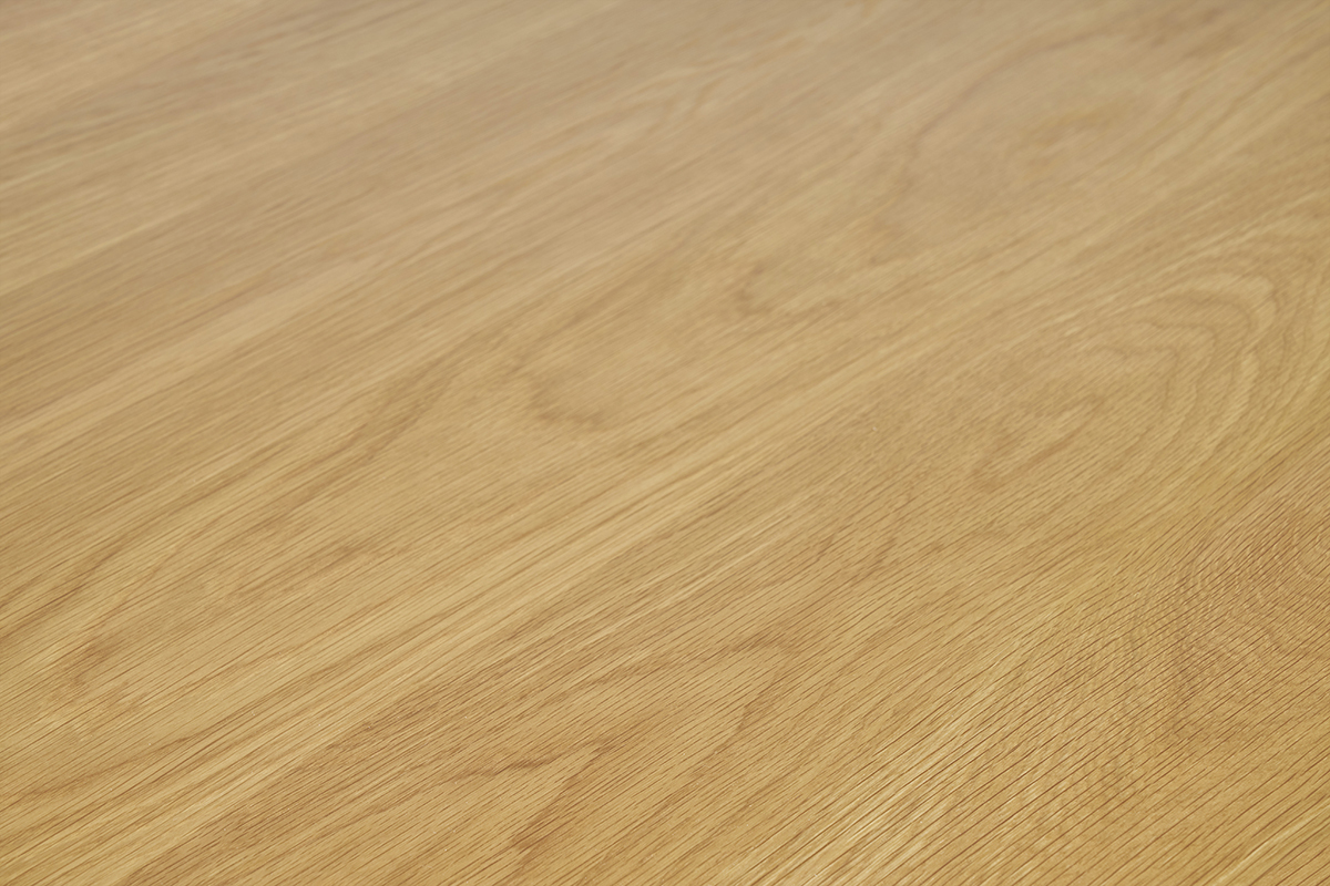 Scrivania design con spazi di archiviazione 2 cassetti in legno chiaro di hevea L120 cm BROOK