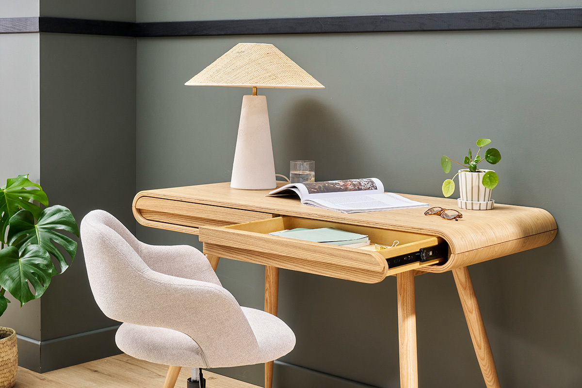 Scrivania design frassino BJORG