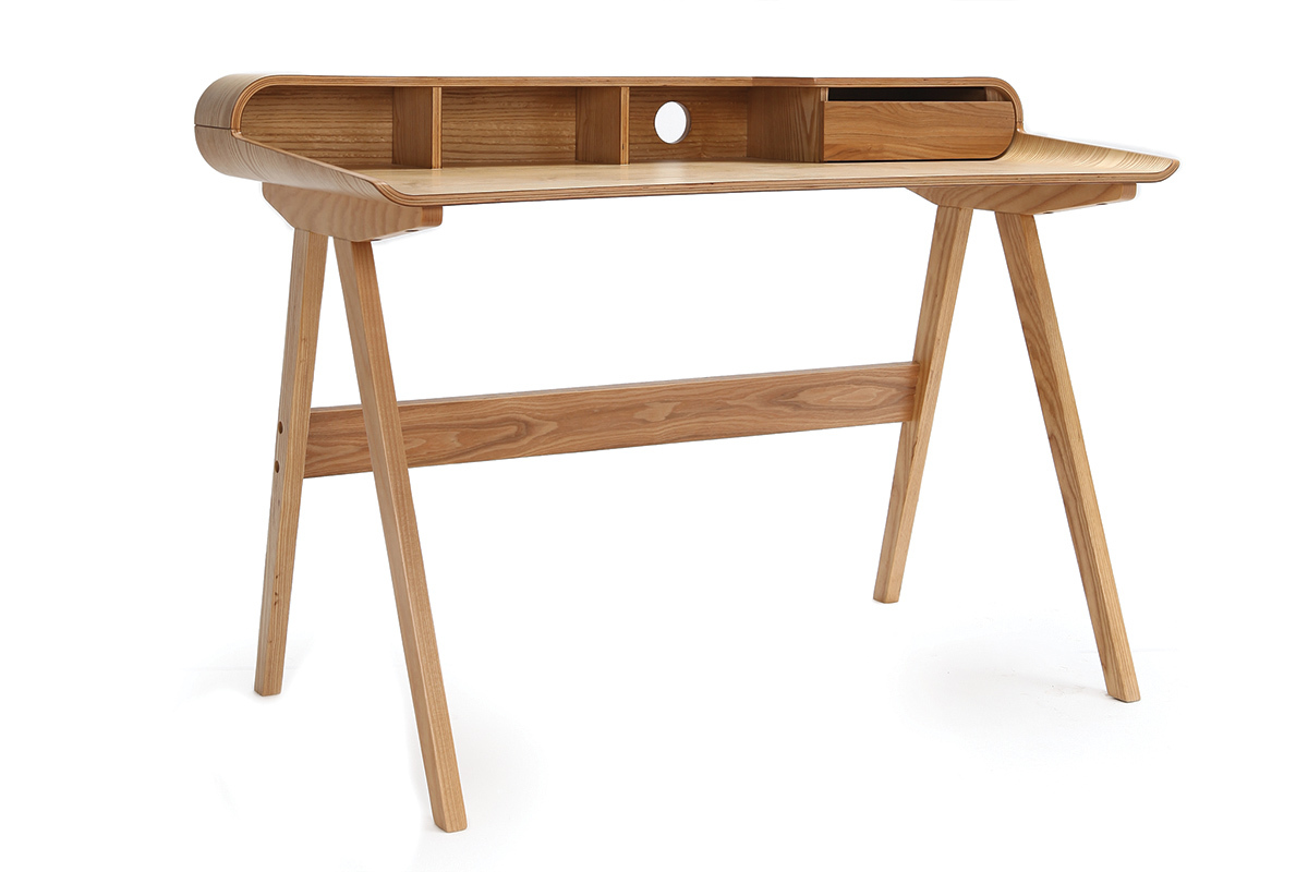 Scrivania design frassino SOLVEIG