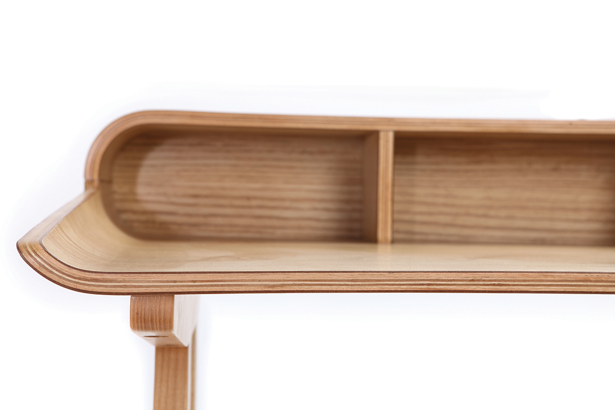 Scrivania design frassino SOLVEIG