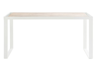 Scrivania design in mango e metallo L150 PUKKA